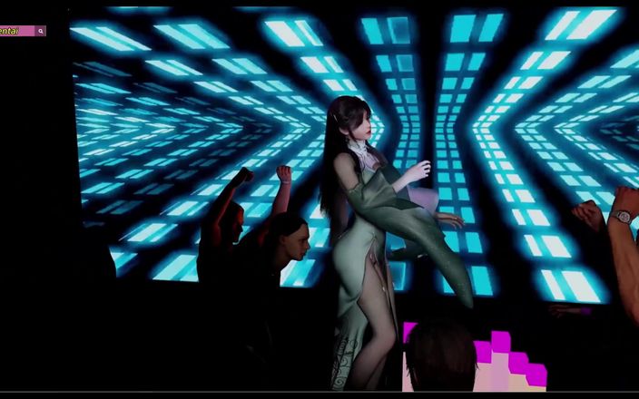 X Hentai: Vũ công xinh đẹp - hoạt hình 3d