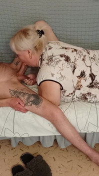 Stepmom Sucks My Dick and Swallows Cum