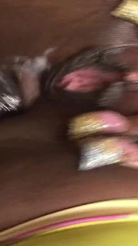 Blackie Curves Scene-4 big Ass Black Girl in Lingerie Enjoys a Big Black Cock