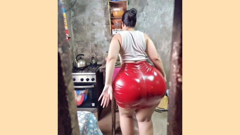 Xprohibidox1: Big Ass Wiggling It with Red Skirt