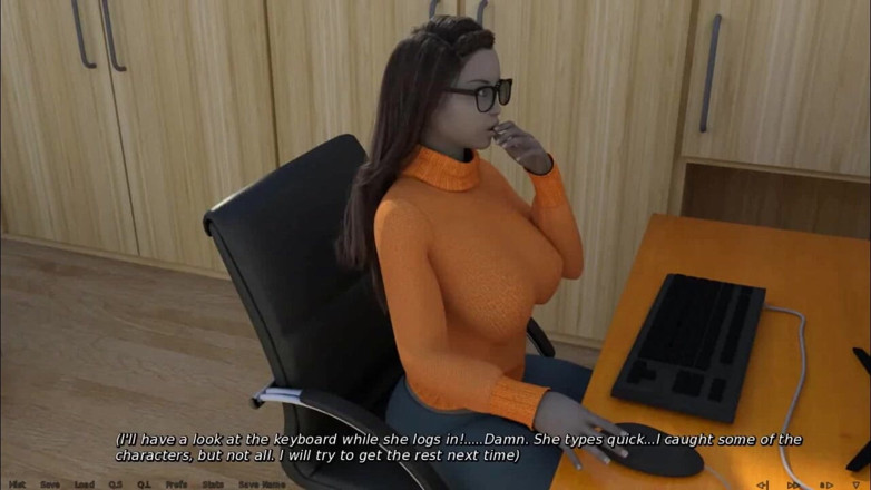 Dirty GamesXxX: Dónde está el corazón: tímida chica nerd besando la lengua...