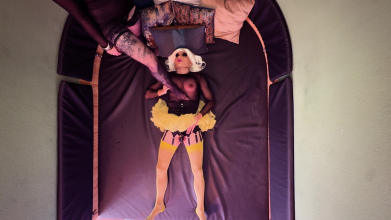 MissAlessaMilano: Nylon Fetish From Above View