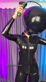 Trying Huge Inflatable Ball Hood