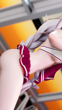 [mmd] Vicious-wigglewiggle Young Girl Bunny Girl Student Dress Miniskirt