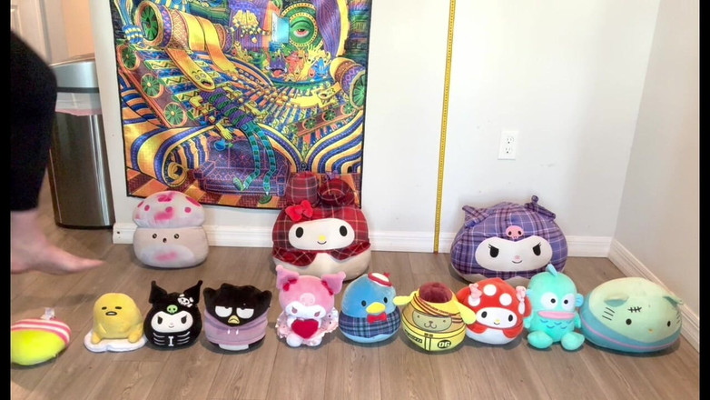 Peppermint Giantess: Plushie Stomp - Koleksi mainan bersaiz 16 kaki disumbat