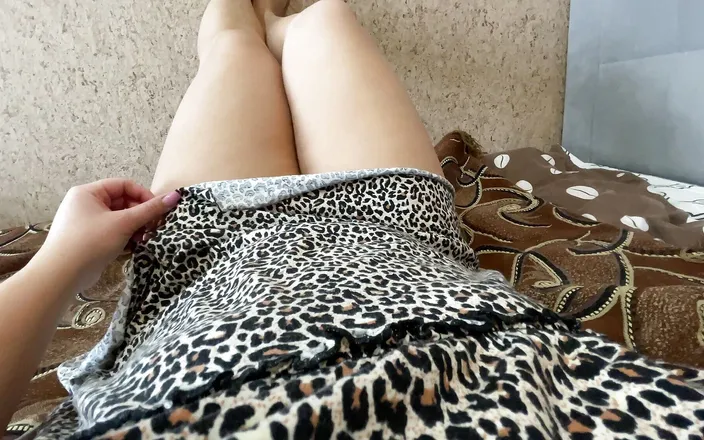 Lux Eva: My hot stepmom with big boobs in sexy chemise masturbates...
