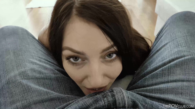 The POV Club: Katy Rose strips and sucks BBC
