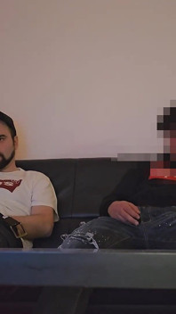 Straight Turkish Buddy First Time Seduced to a Mutual Jerkoff and Blowjob by a Guy