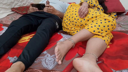 QueenbeautyQB: Indian Step Mom Help Step Son Masturbating