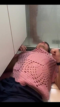 Trampling Foot Slave After Take Shower