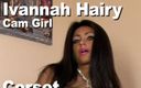 Edge Interactive Publishing: Ivannah волосатая мастурбирует в розовом корсете