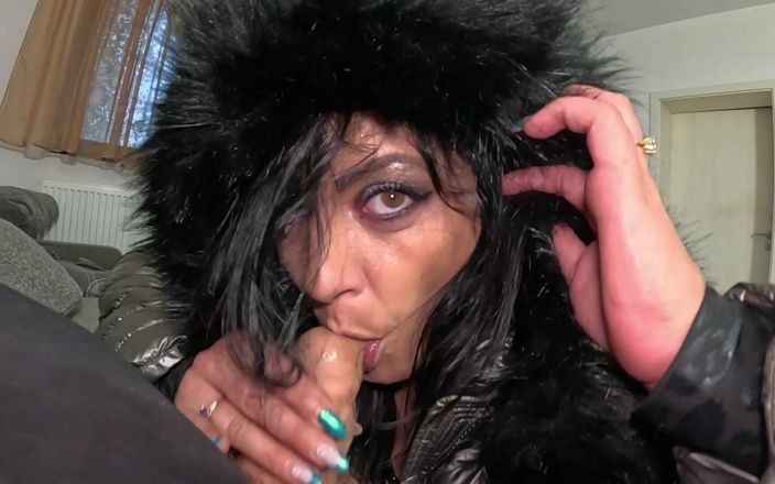 MilfyCalla: A Lot of Cum on My Shiny Down-jacket From the...