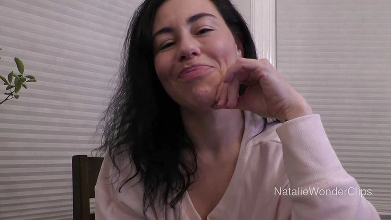 Natalie Wonder: Your stripper stepmom tells you all about her dick sucking...