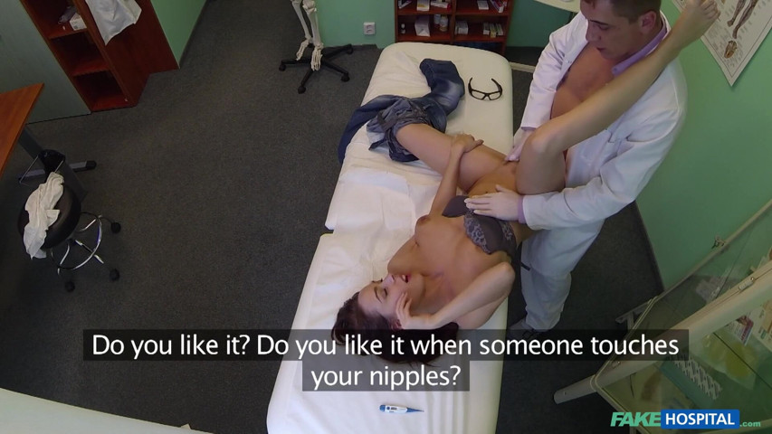 Fake Hospital - Pretty Patient Prepped for Doctor's Oral Medication: a Hot Hospital Encounter (Fake Hospital)
