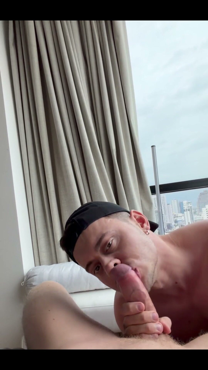 KhrisWeber: I Eagerly Suck His Hard Cock