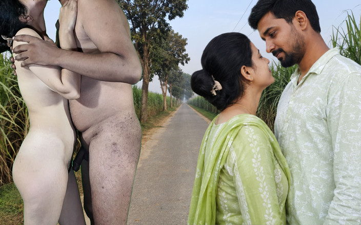 Your sexy preeti: Knullade en sexig tjej Preeti på väg till gården.