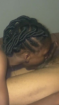 Hot Ebony Teen Sucking Dick Sloppy Blowjob Close up