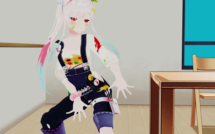 Smixix: Airani Iofifteen Hololive Hentai Undress Dance Cupid Mmd 3D Red Eyes...