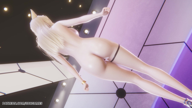 3D-Hentai Games: Mmd Hyo Min - Corpo Bonito Ahri Striptease Sexy League of...