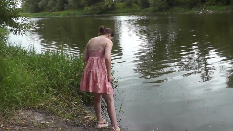 Assol: Solo Camping Without Panties