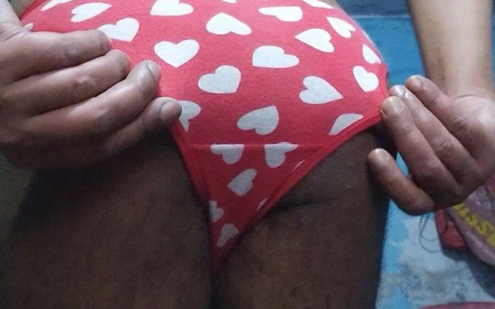 Lustyizlife: Horny Indian Teen Femboy Wearing His Step Sister's Bra and...