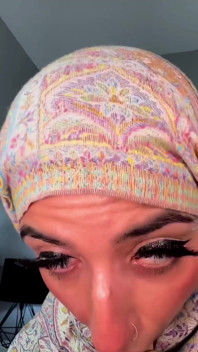 Hijabi Aaliyah Shows off Her Lingerie and Gets a Massive Facial