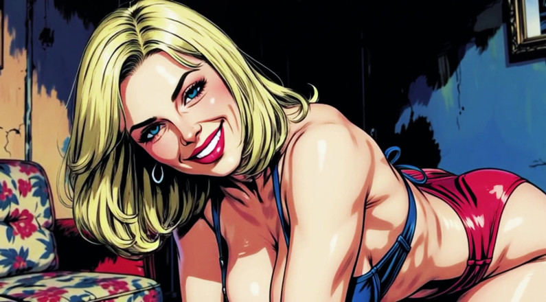 AI Porn: Ai Cartoon MILF Teasing