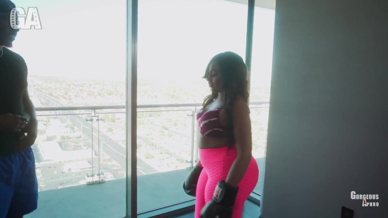 Gorgeous Aphro: Boxing instructor wore my thick ass out