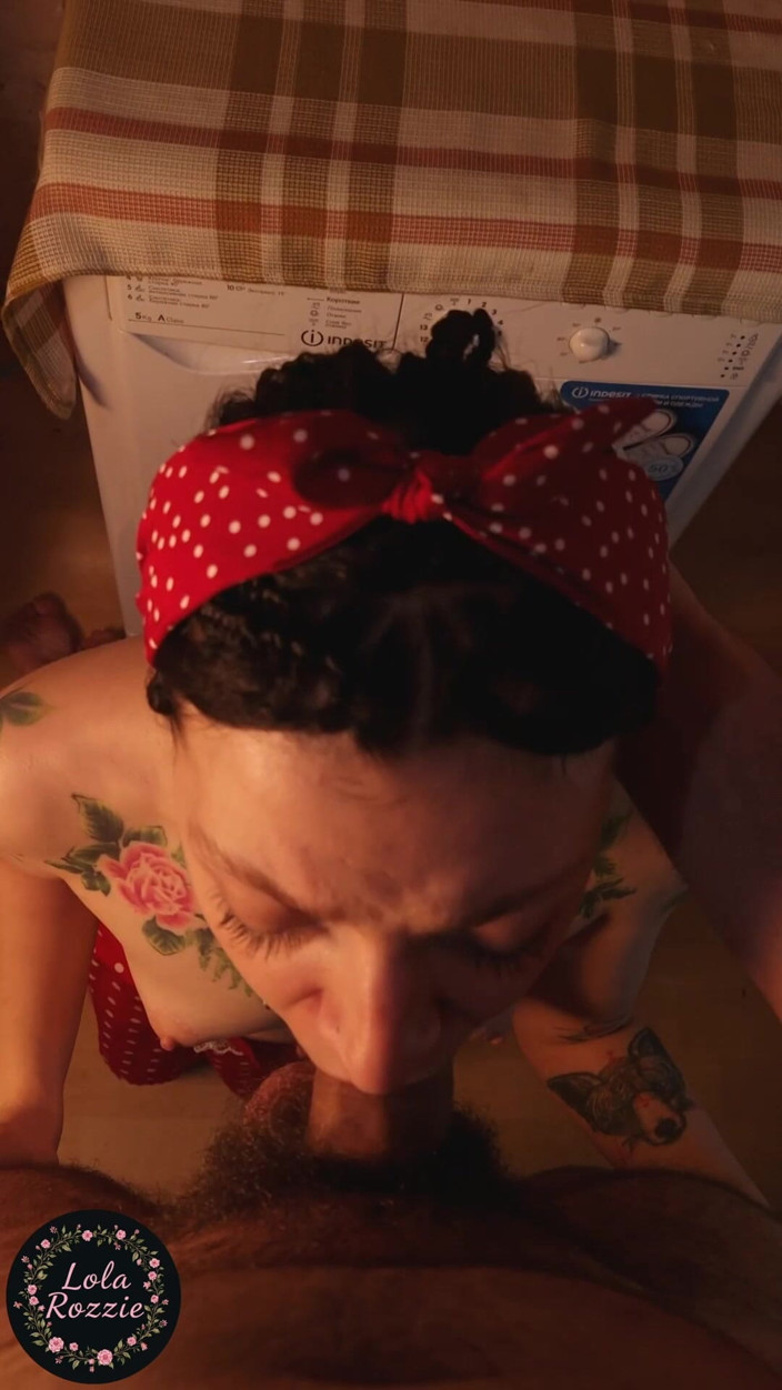 Lola Rozzie: Laundry Day. I Caught My Neighbor Jerking off in the...