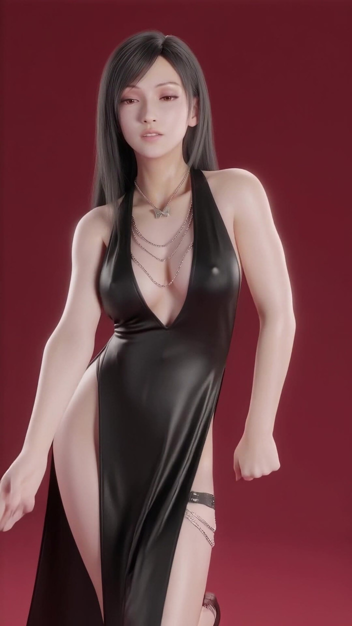 3D-Hentai Games: Wdzięczny taniec Tifa (t-ara - dzień po dniu)