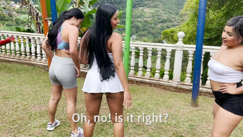 Naty Delgado: Sesión De Ejercicio Al Aire Libre Termina En Un Trio...