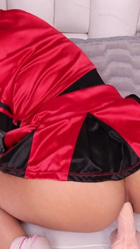 Cheerleader Girl in the Neighborhood