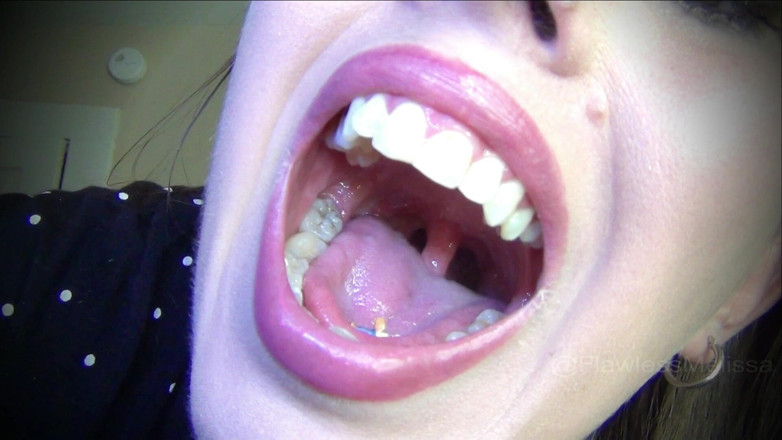 Flawless Melissa: Giantess Mouth Mouth Tease up Close Uvula Swallowed Whole