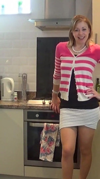 Desperate Housewife Lucy Begs for Cock with Her Pearls
