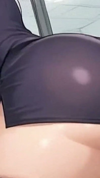 Waifu 秘书 第一人称视角 - 尼龙挑逗特写和偷偷摸摸的阴户玩热身