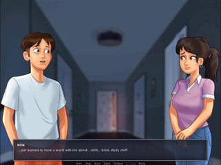 Cartoon Play: Summertime Saga del 202 - knulla frisyr milf i röd korsett