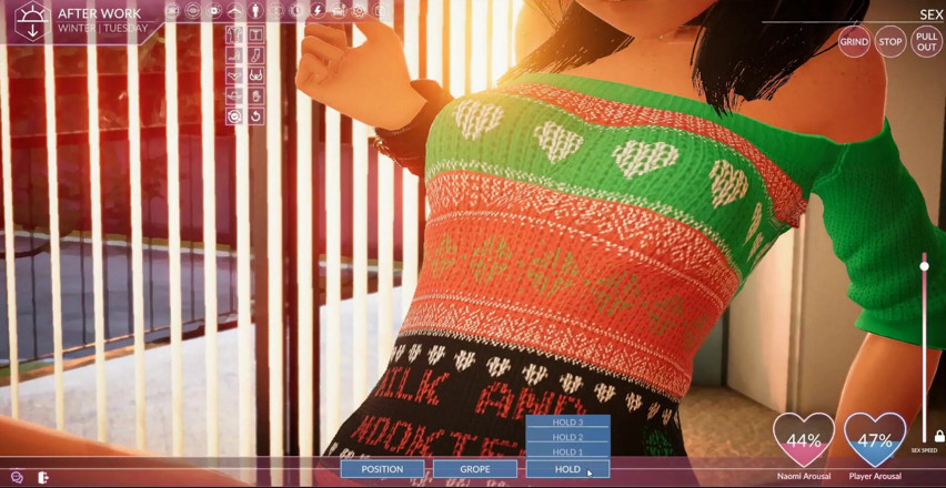 Cumming Gaming: Nosso apartamento [xmas hentai porn play], ep. 2. Fodendo minha colega de...