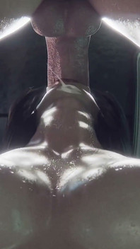 Eve Stellar Blade Full Nude Sloppy Blowjob with Moans - 3D Animation