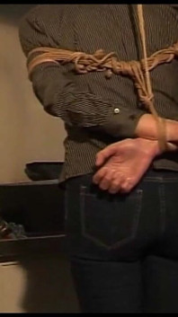 Steffi ถูกมัดเชือกแน่นๆ ปิดปากแบบ Ballgag