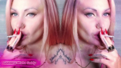 Goddess Misha Goldy: Różowe palenie manipulacyjne (hipmeryzujące ASMR i wersja binauralna)