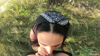 YSP Studio: PAWG Emo Teen Brunette Fucked Outdoors - POV