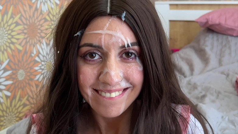 Oliver Strelly: The Face of a Pretty Girl Was Generously Covered with...