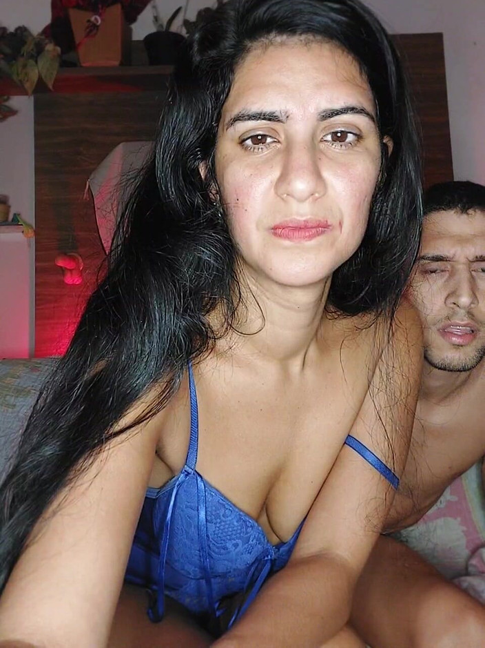 Renatinharj: Vanessainha pronkt in haar blauwe lingerie - deel 1