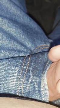Schwanz in Levis 501 Jeans