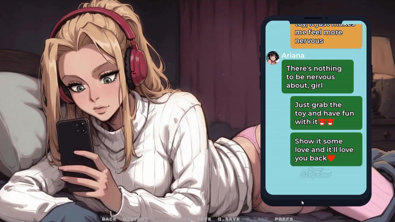 Cumming Gaming: Moje nová přítelkyně Taboo Hentai Ep.46 Šukám svou přítelkyni, zatímco moje...
