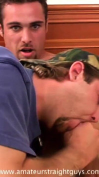Straight Freak Ray Uses Jay's Mouth Like a Pussy!