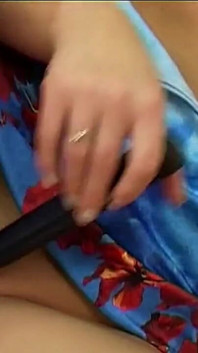 Blonde Bitch Moaning Fingering Her Wett Pussy