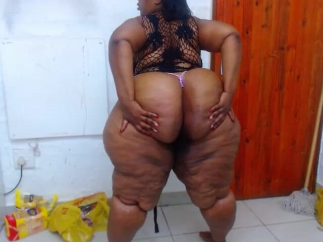 Big black clapping booties: Дрочу на мою массивную задницу толстушки, эпизод 1002