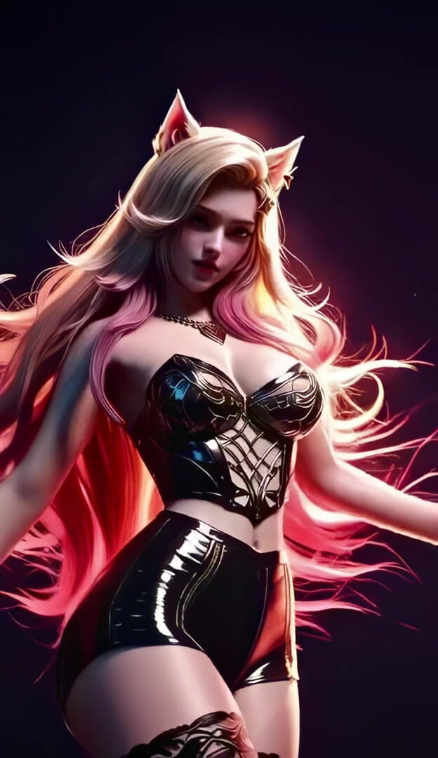 3D-Hentai Games: Ahri का जुनूनी नृत्य