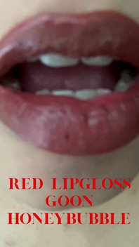 Aplikace red Lipgloss Lip Fetish, Gooning, Femdom, Findom